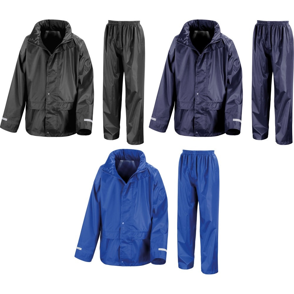 Kid Children Result Core Rain Waterproof Windproof Suit Trouser and Jacket Top