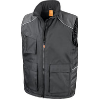 Mens Result Work-Guard Vostex Body Warmer Wadding Diamond Quilt Lined Jacket