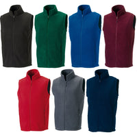 Mens Russell Outdoor Fleece Sleeveless Colour Gilet Top
