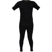 Kids Thermal Winter Warm Underwear Set Long John Bottom and Short Sleeve Top