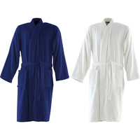 Adult Unisex Towel City 100% Cotton Terry Luxury Kimono Robe Dressing Gown