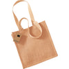 Westford Mill Jute Compact Cotton Tote Shopping Bag