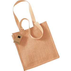 Westford Mill Jute Compact Cotton Tote Shopping Bag