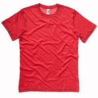 Unisex Adult Men Women Bella Canvas Tri-Blend Crew Neck T Shirt Top