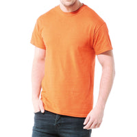 Mens Adult Gildan Heavy Cotton Jersey Knit Plain Colour Short Sleeve T Shirt Top