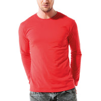 Mens Gildan Softstyle™ Cotton Jersey Knit Long Sleeve T Shirt Top