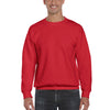 Men Adult Gildan DryBlend Cotton Polyester Plain Colour Crew Neck Sweatshirt Top