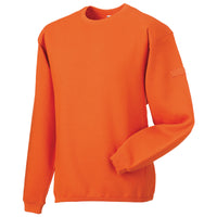 Mens Russell Heavy Duty Crew Neck Colour Cotton Rich Sweatshirt Top (XS to 4XL)