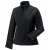 Ladies Women Russell Softshell Colour Full Zip Jacket Top (XS to 4XL)