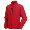 Mens Russell Softshell Microfleece Lined Colour Jacket Top (XS to 4XL)
