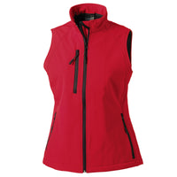 Ladies Women Russell Softshell Colour Sleevless Gilet Top