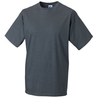 Mens Russell Super 100% Ringspun Cotton Colour Classic T Shirt Top (XS to 4XL)