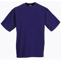 Mens Russell Super 100% Ringspun Cotton Colour Classic T Shirt Top (XS to 4XL)