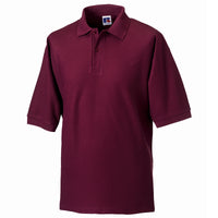Mens Russell Classic Polyester Cotton Polo Neck Collar Shirt Top (XS to 6XL)