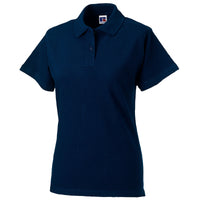 Ladies Women Classic Colour 100% Cotton Polo Neck Collar Shirt Top