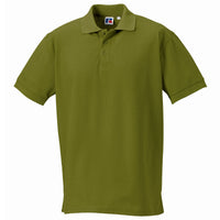 Mens Russell Ultimate Classic 100% Cotton Polo Neck Collar Shirt Top (XS to 4XL)