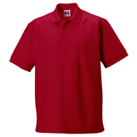 Mens Russell Ultimate Classic 100% Cotton Polo Neck Collar Shirt Top (XS to 4XL)