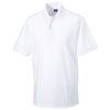 Mens Russell Hardwearing 60°C Wash Colour Polo Neck Collar Shirt Top (XS to 6XL)