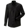 Mens Russell Collection Long Sleeve Utimate Non Iron 100% Cotton Shirt