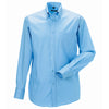 Mens Russell Collection Long Sleeve Utimate Non Iron 100% Cotton Shirt