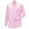 Mens Russell Collection Long Sleeve Utimate Non Iron 100% Cotton Shirt
