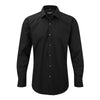 Mens Russell Collection Long Sleeve Ultimate Cotton Rich Stretch Fitted Shirt