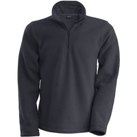 Mens Kariban Enzo 1/4 Zip Warm Outdoor Fleece Jacket Top