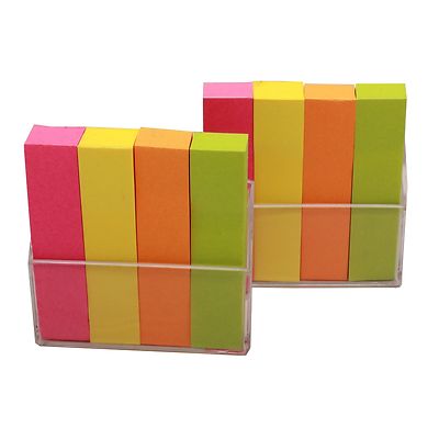 2400x Coloured Small Page Markers Folder Tab Organiser Memo Sticky Notes Bookmark