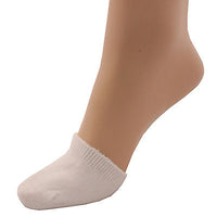 4 x Ladies Women Semi Toe Only Cotton Rich Invisible Trainer Socks Cover Footsie