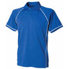 Mens Finden Hales Piped Performance Polo Neck Shirt Collar Shirt Top