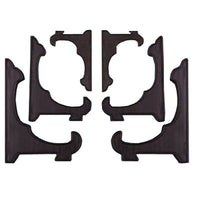6 pc Plate Dish Display Stand Folding Plate Holder Rack (Small, Medium, Large)