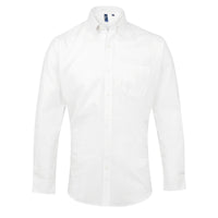 Mens Premier Cotton Rich Signature Oxford Long Sleeve Professional Formal Shirt