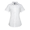 Ladies Women Premier Supreme Poplin Short Sleeve Easycare Blouse Shirt