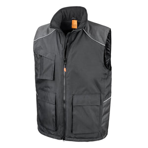 Mens Result Work-Guard Vostex Body Warmer Wadding Diamond Quilt Lined Jacket