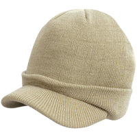 Mens Result Esco Army Heavy Knit Knitted Double Thickness Colour Warm Hat