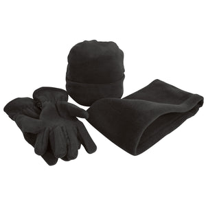 Ladies Women Result Active Winter Warm Fleece Hat Glove Scarf Accessory Set