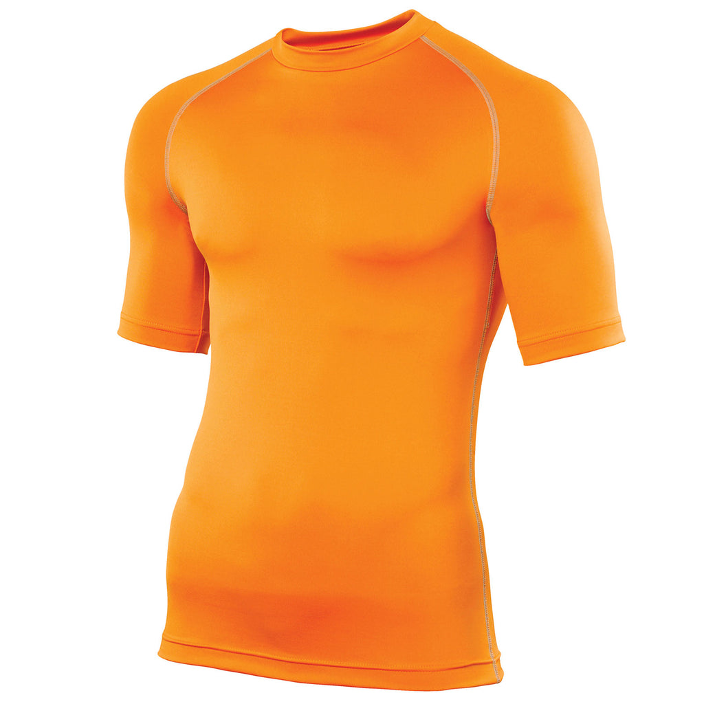 Mens Rhino Thermal Warm Lightweight Colour Baselayer Turtleneck Short Sleeve Top