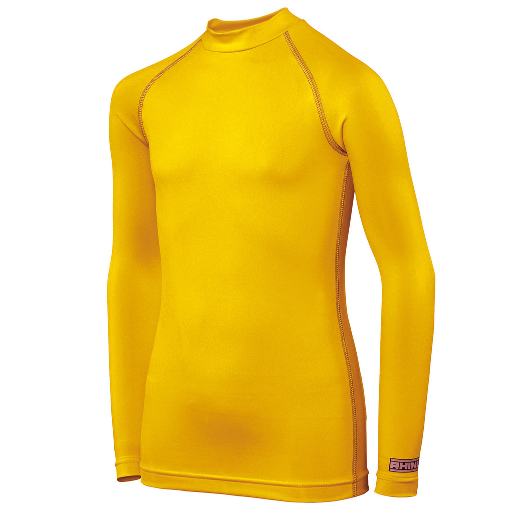 Kid Children Rhino Turtleneck Thermal Lightweight Colour Baselayer Long Sleeve