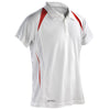 Mens Spiro Team Spirit Performance Lightweight Polo Neck Collar Shirt Top