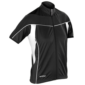 Ladies Women Spiro Bikewear Cycling Cycle Performance Lightweight Full Zip Top