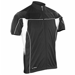 Mens Spiro Bikewear Cycling Cycle Performance Lightweight Full Zip Top