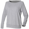 Ladies Women SF 100% Cotton Slounge Sweat Sweatshirt Top