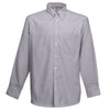 Mens Fruit of the Loom Cotton Rich Classic Oxford Long Sleeve Shirt Top