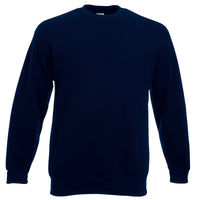 Mens Fruit of the Loom Classic Cotton Rich Set-In Plain Sweatshirt Top