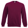 Mens Fruit of the Loom Premium Cotton Rich Set In Sleeves Sweatshirt Top
