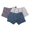 6 x Boys Kids Striped Design 100% Cotton Boxer Shorts Underwear