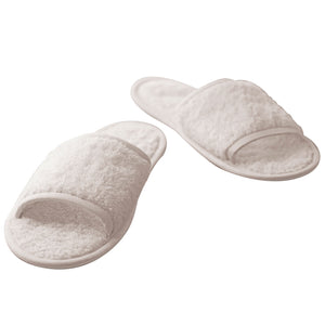 Unisex Adult Towel City Classic Cotton Material Open Mule Toe Terry Slippers