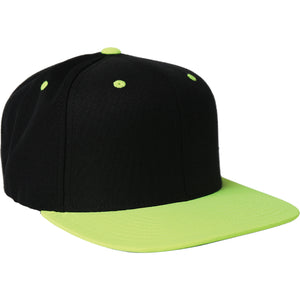 Adult Unisex Flexfit Wool Classic Snapback Two Tone Premium Baseball Cap Hat