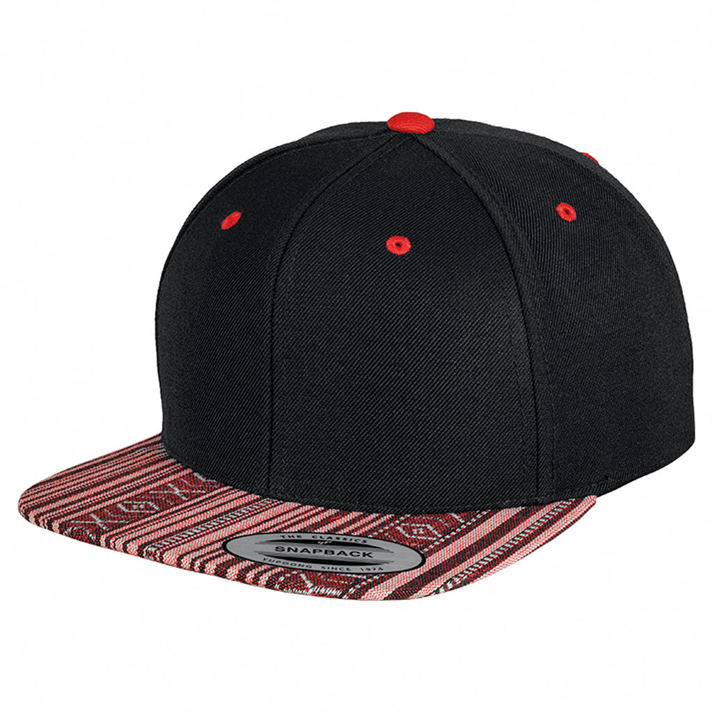 Adult Unisex Flexfit Fashion Print Design Snapback Wool Blend Baseball Cap Hat