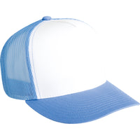Adult Unisex Flexfit Classic 5 Panel Trucker Baseball Cap Hat with Mesh Side